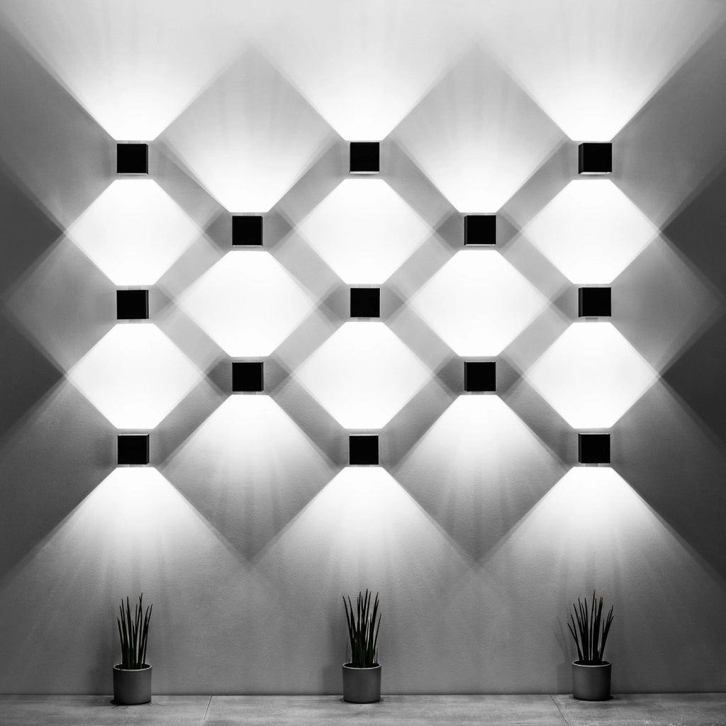 Applique TETRIS 1 bianca alluminio Pure Lume G9 1 luce