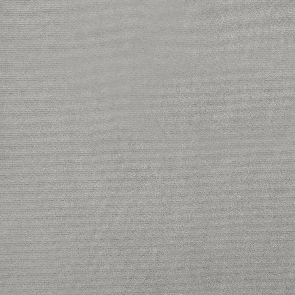 Divano Sedia-Poltrona Cabriolet Grigio Chiaro in Velluto 482387