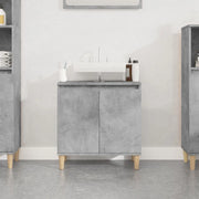 Mobile Lavabo Grigio Cemento 58x33x60 cm in Legno Multistrato 821256