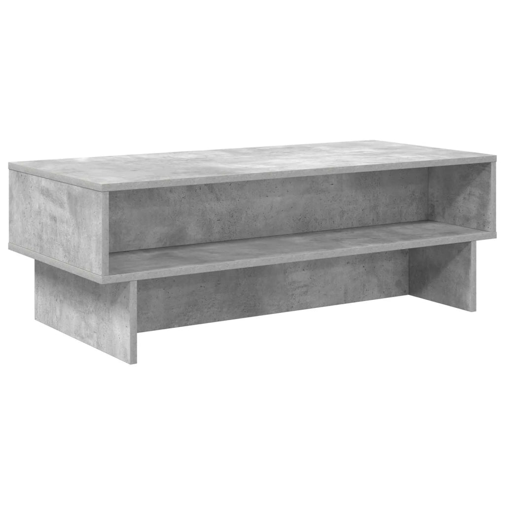 Tavolino da salotto Grigio cemento 100 x 46 x 35 cm 8000239
