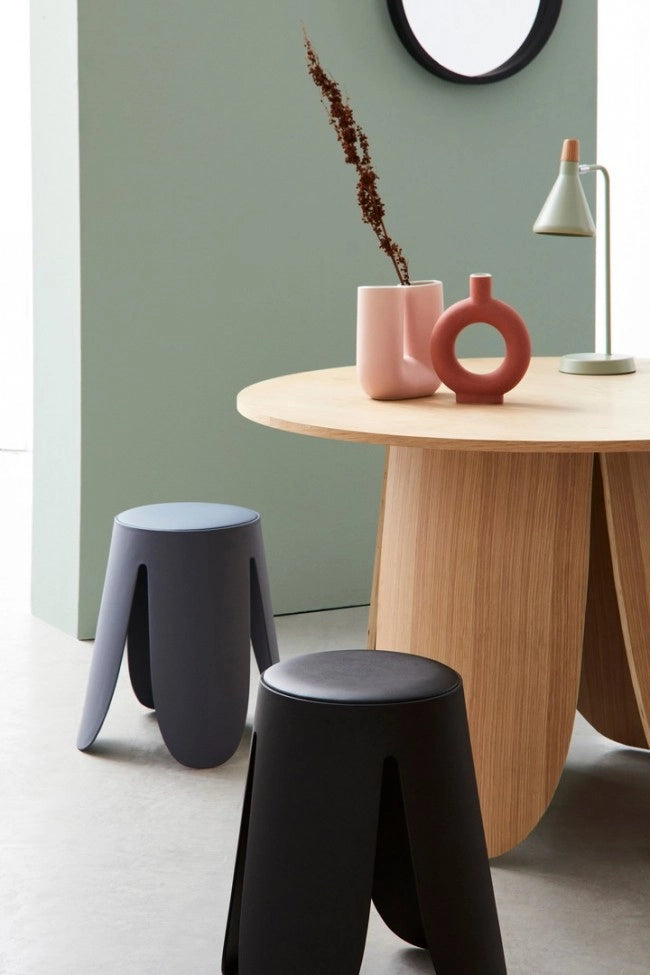 Tavolo Rotondo Legno Marrone Moderno da Interno 120 cm - SKYE