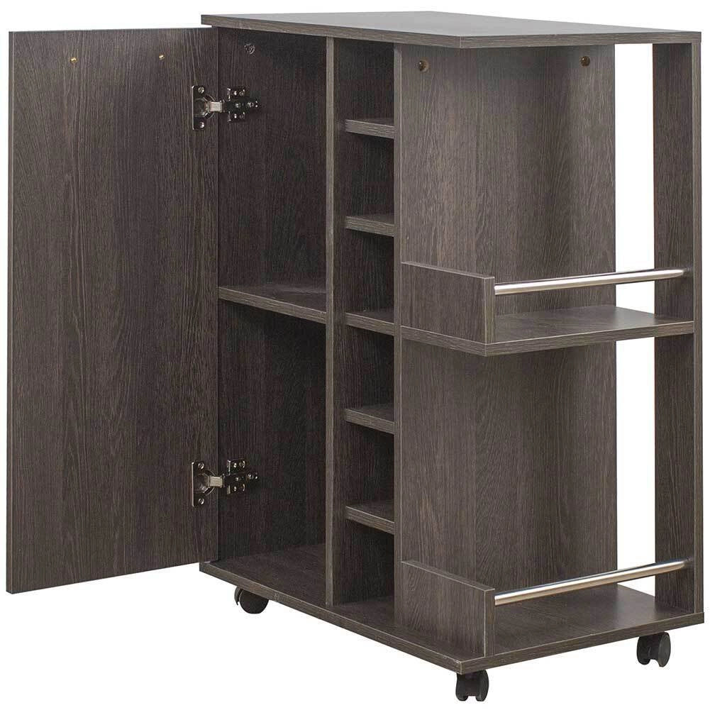 Mobile Bar Cantinetta Bottiglie Vino Legno Cantina 6 Posti Porta Calici Amaretto