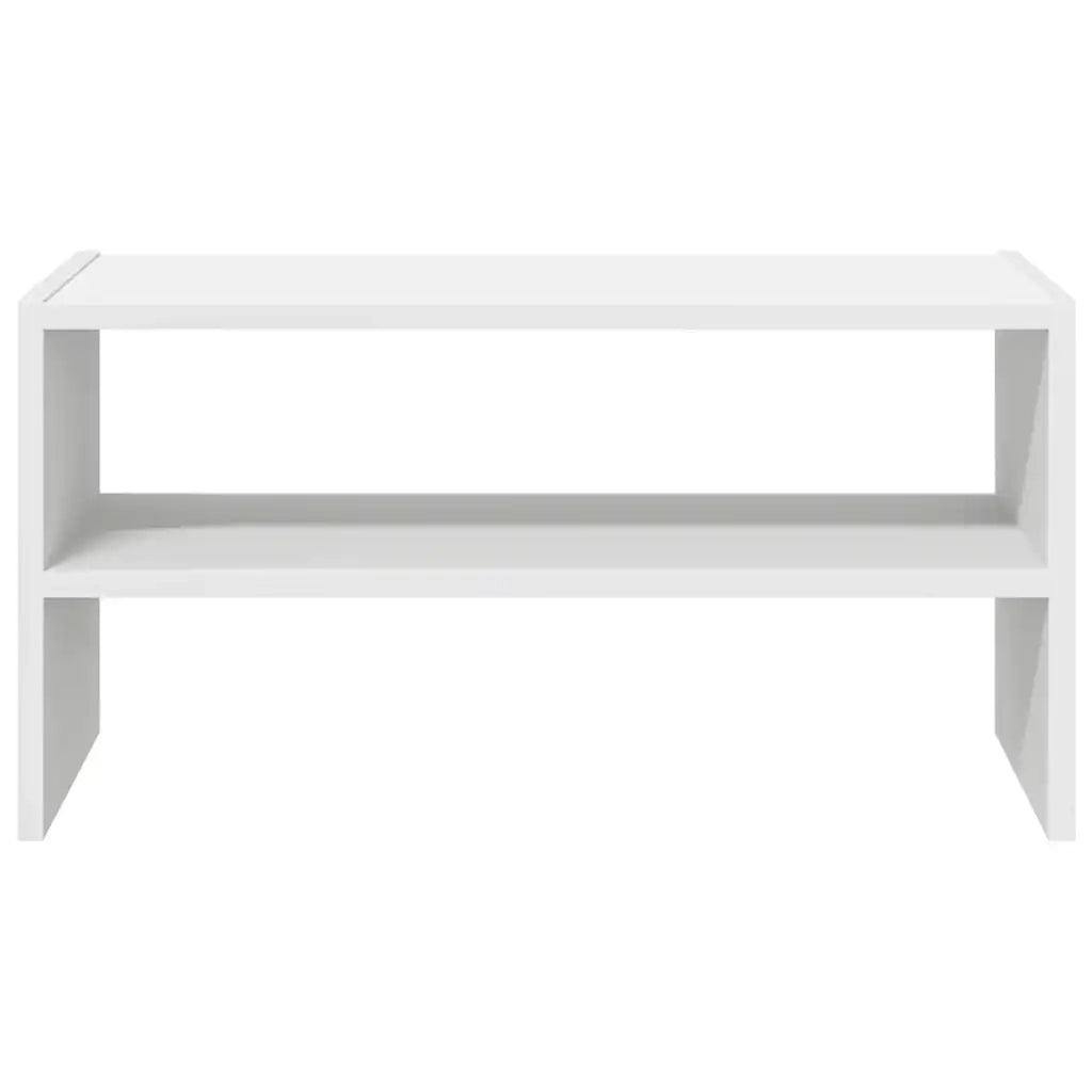 Scarpiera Impilabile Bianca 60x30x30,5 cm 858857