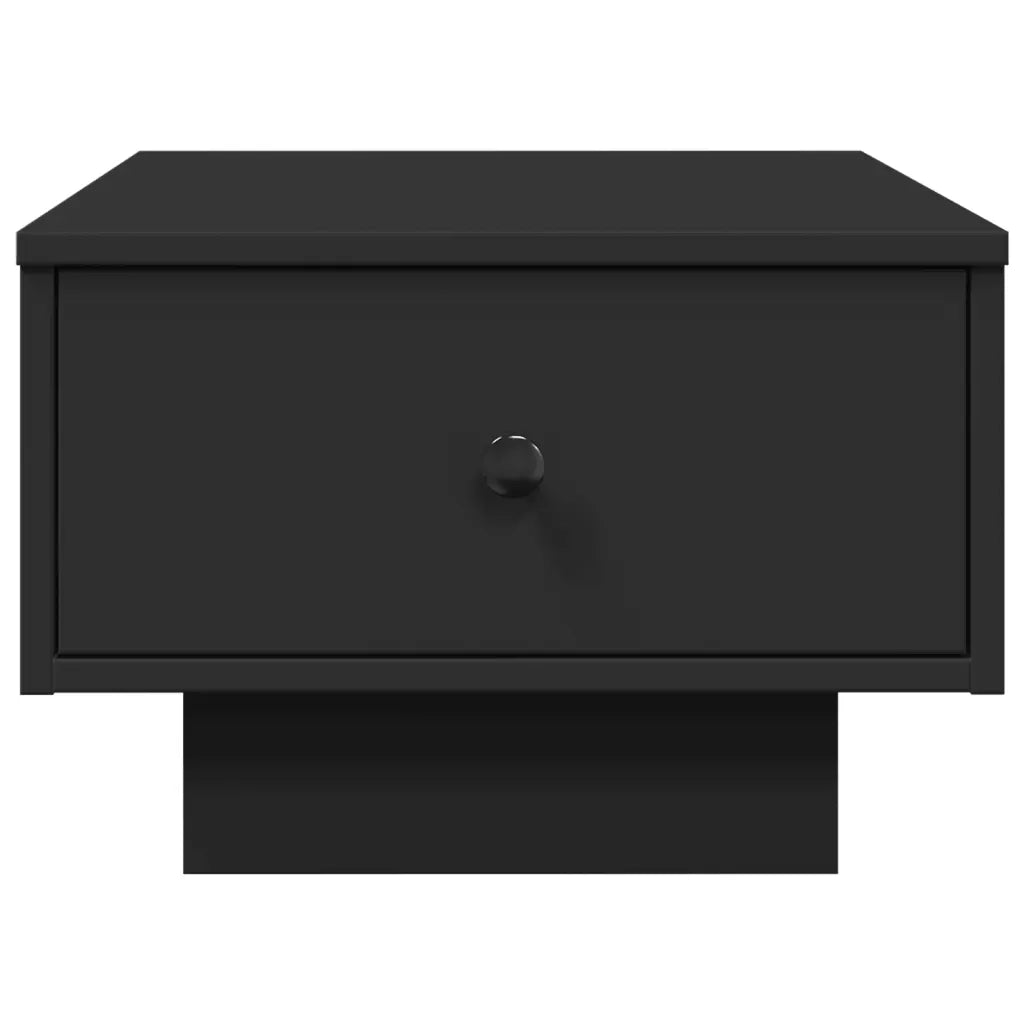 Tavolino da Salotto Nero 60x45x31 cm in Legno Multistrato