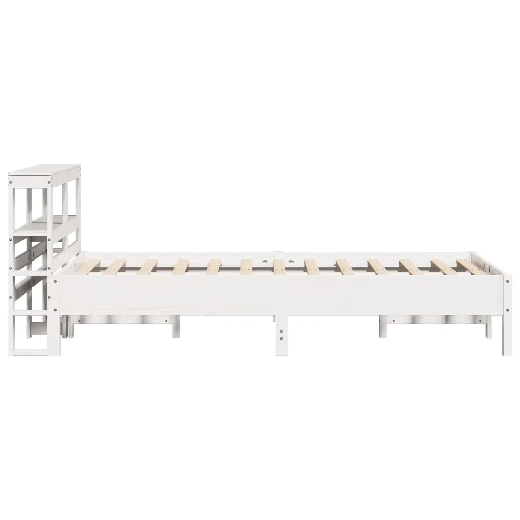 vidaXL Letto senza Materasso Bianco 120x200 cm Legno Massello di Pino