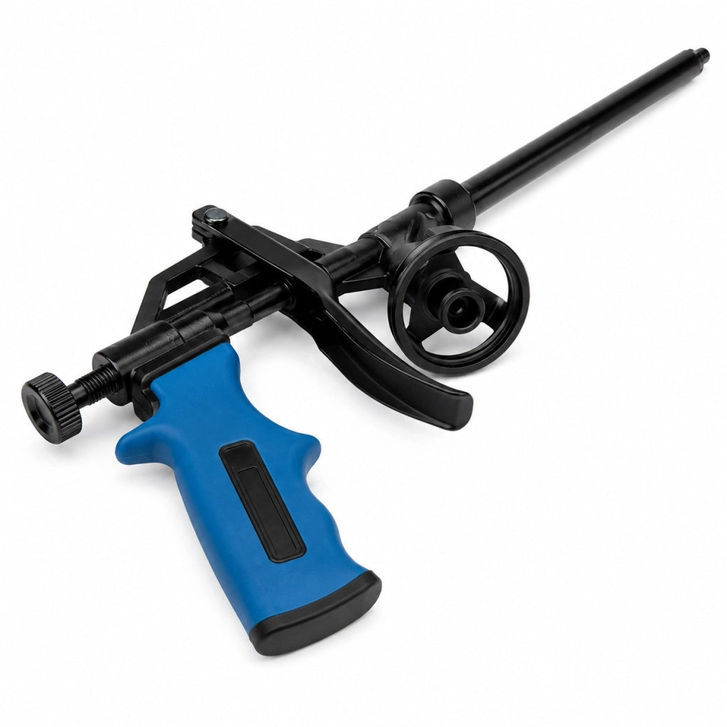 Pistola professionale per schiuma poliuretanica PU Victeche con rivestimento Teflon canna 160 mm ugello 2 mm regolabile