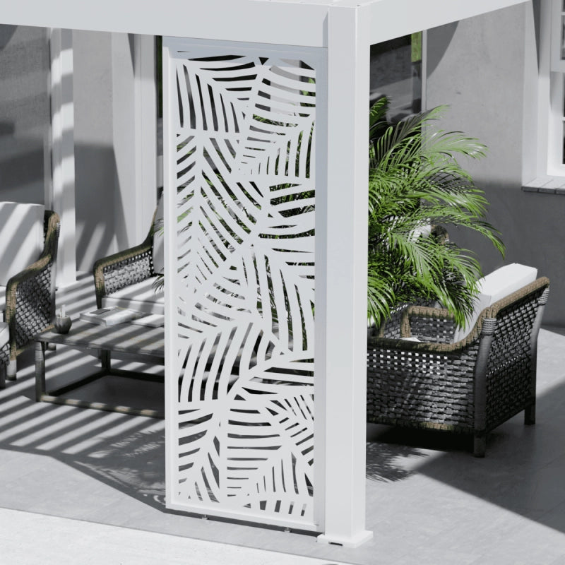 Pannello decorativo con foglie OmbrÃ©a VS 1M - Bianco