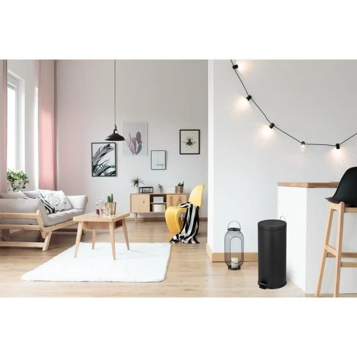 CUCINA MOVE Pattumiera da cucina a pedali URBAN 30L - Acciaio nero