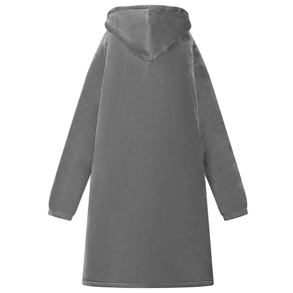 Felpa coperta Grigio scuro L Pile e Flanella CFW2625888