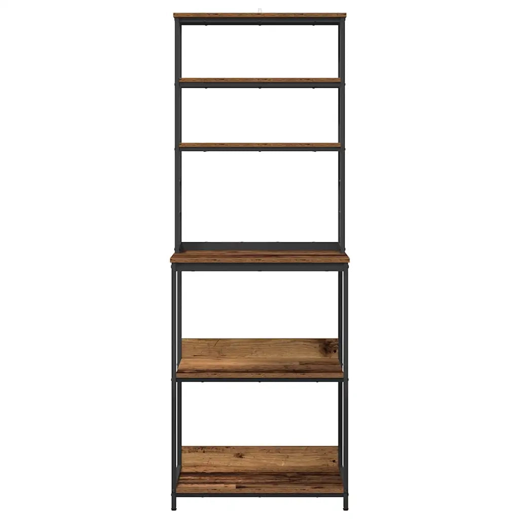Mensola da cucina Legno vecchio 60 x 40 x 168 cm 883884