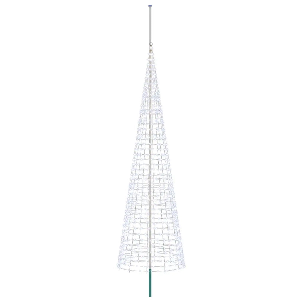 Luci per albero di Natale con picchetti e asta per bandiera 3468868