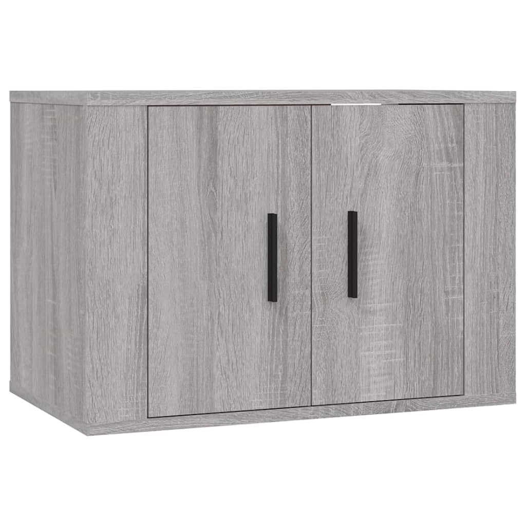 Set di mobili in legno ingegnerizzato Sonoma da 4 pezzi (mobile credenza mobile TV soggiorno camera da letto salotto) - 02_0024849