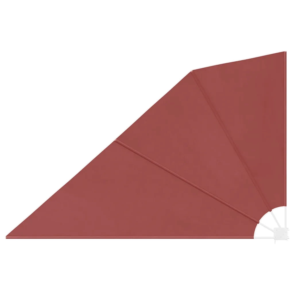 Tenda Laterale per Balcone Pieghevole Terracotta 160x240 cm 41580