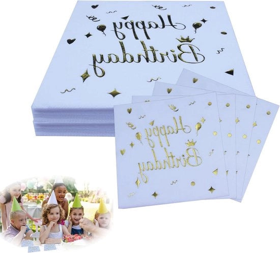 Servetten a festa di compleanno con disegno a strisce dorato per bambine - Decorazione da tavola per festa di compleanno - Servetten di carta di alta qualità 

Modello: 
Codice prodotto: 
Specifiche tecniche: dimensioni, materiale, ecc.