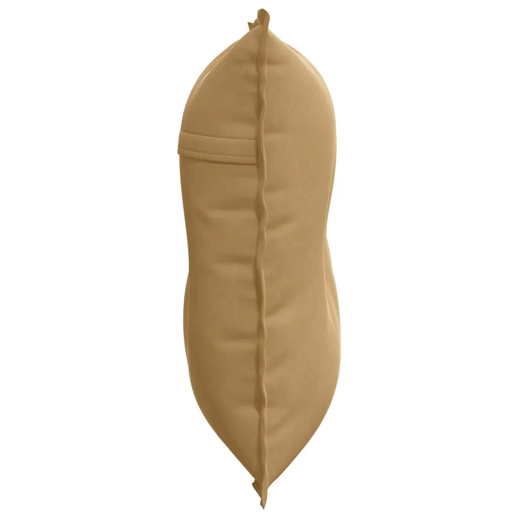 Cuscino per Schiena | Cuscino dorsale Marrone 80 x 50 cm Tessuto in Cords
