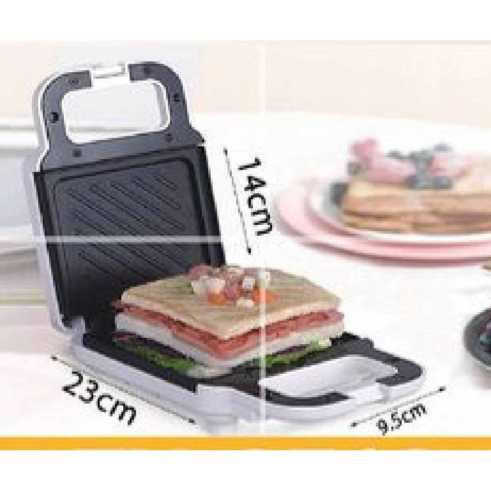 Trade Shop - Piastra Elettrica Macchina Sandwich Toast Tostiera Pancake Waffle Panini Tx-9713 -