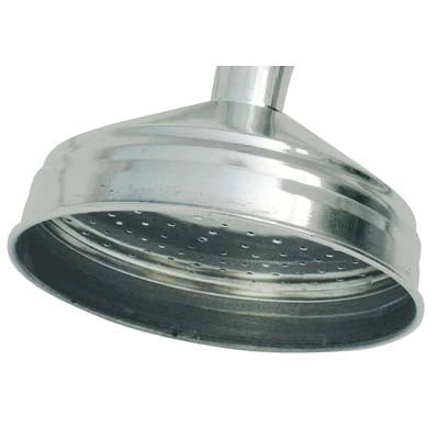 SOFFIONE DOCCIA 1 GETTO - ACCIAIO INOX 1/2F MM 100- 5 pezzi
