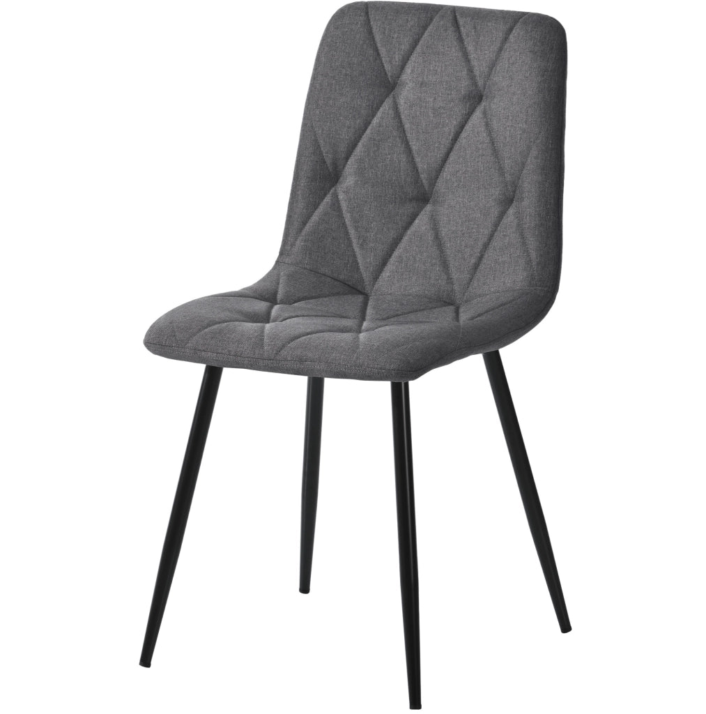 Set tavolo da pranzo 117x68 cm; effetto marmo; MDF grigio