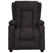 Poltrona Reclinabile Nera in Similpelle 339068