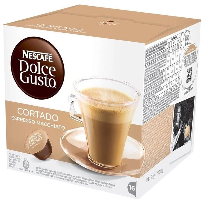 Nescafé Dolce Gusto Espresso Macchiato (Cortado) Capsule caffè 16 pezzo(i)