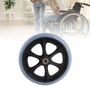 Ruote per Sedie a Rotelle 8 Pollici - Antiscivolo in Gomma - Caster per Sedie a Rotelle - Carico di 120kg - Resistenti agli Aterramenti - Materiale di Alta Qualità - Ruota per Sedie a Rotelle