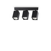 Plafoniera Dynamite 3 Luci Gu10 Nero