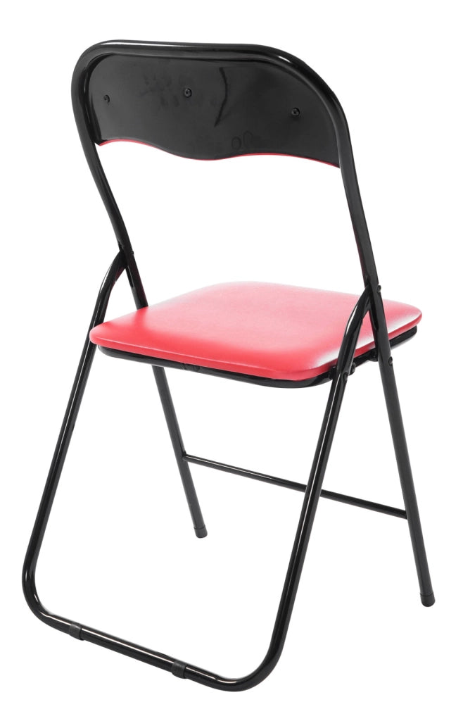 Sedia pieghevole Felix Rosso/nero