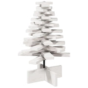 Albero di Natale | Decorazioni natalizie Decorativo Bianco 60 cm Legno Massello di Pino