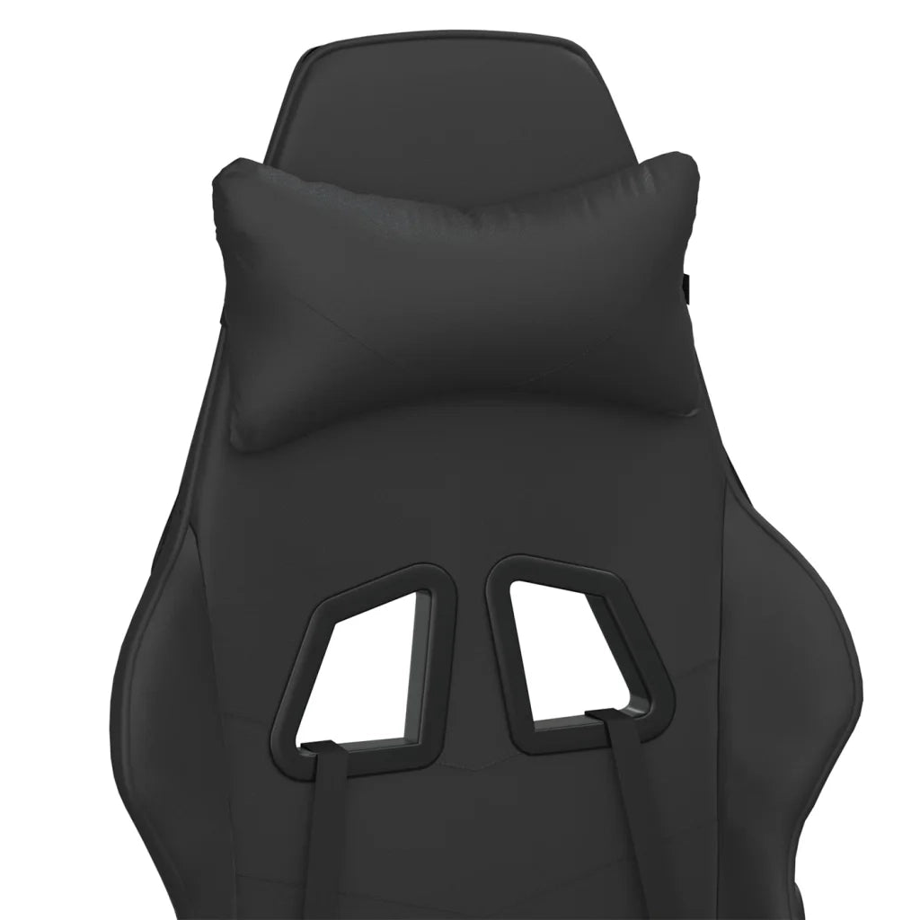 Sedia da Gaming | Sedia da e-sports Nera in Similpelle