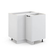 Vicco Mobile ad angolo cucina Bianco casa di campagna 80.5 cm senza piano di lavoro