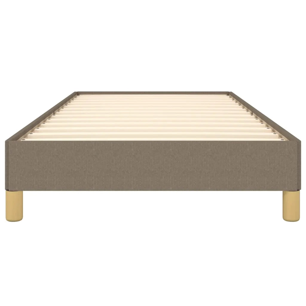 Giroletto senza Materasso-Struttura Letto Tortora 90x190 cm Tessuto 207458