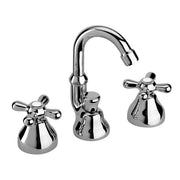 Miscelatore bidet canna alta con manopole stile classico con piletta Liberty Paini