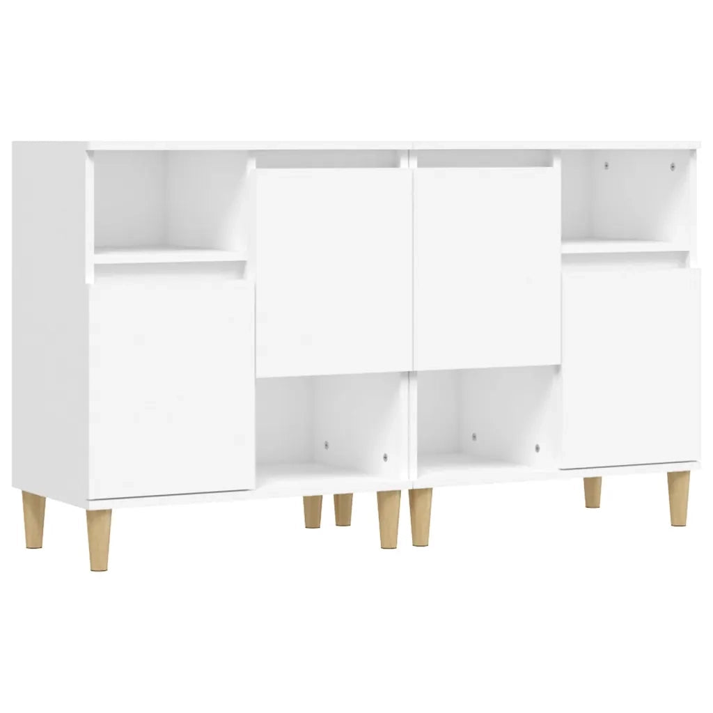 Credenze 2pz Bianche 60x35x70 cm in Legno Multistrato 3185719