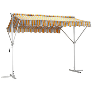 Gazebo da Giardino in Ferro 3x3m Ranieri Sun Riga Gialla