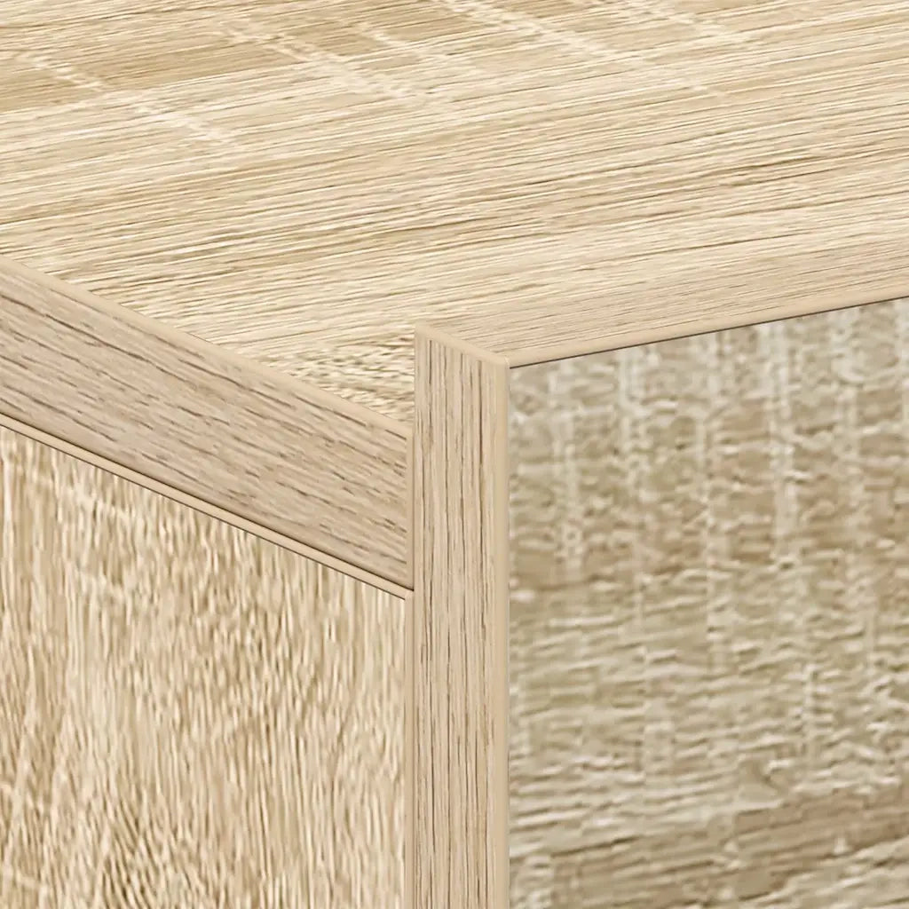 Comodino | Armadio da Notte | Mobiletto da notte Pensile Rovere Sonoma 40x30x15 cm in Legno Multistrato