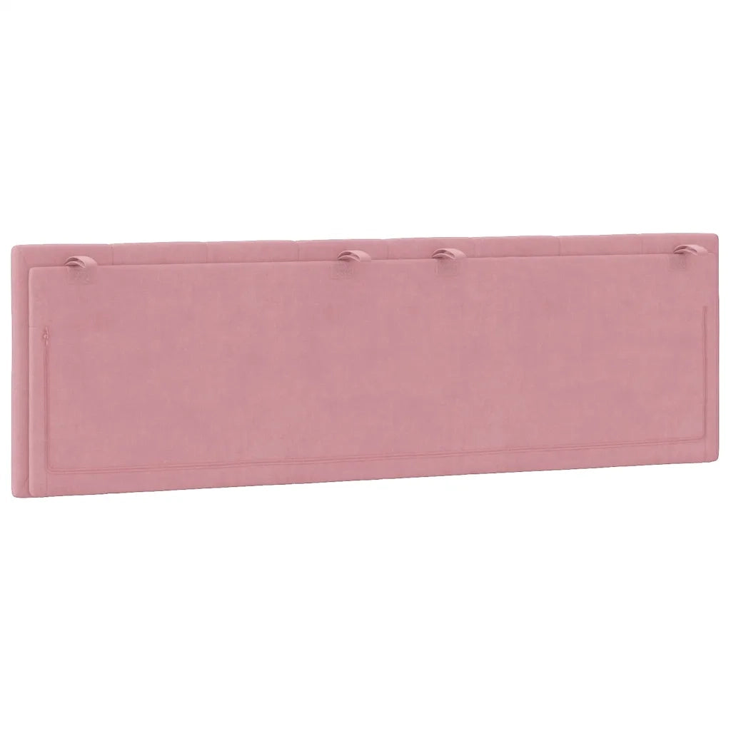 Cuscino Testiera Hanko Rosa 160 cm in Velluto CFW9706525