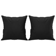 Cuscini Decorativi 2 pz Nero 40x40 cm in Similpelle CFW5409220