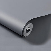 Trade Shop - Rotolo Pellicola Adesiva Grigia 45cmx2mt Libri Pannelli Cassetti Mobili -