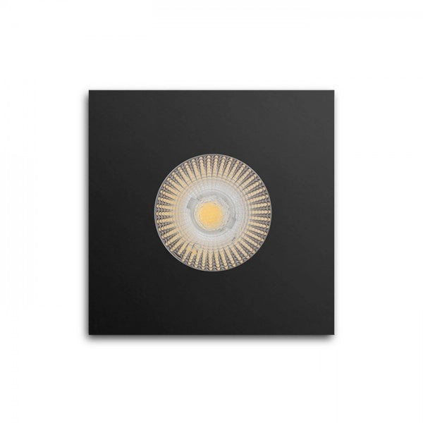 Faretto da incasso WATERBOY SQ nero opaco 230V LED 10W 40° IP65 3000K