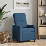 Divano Sedia-Poltrona reclinabile Blu Tessuto 785488