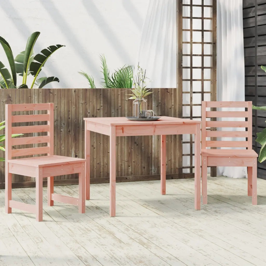 Set Bistrot da Giardino 3 pz | Set Salotto da Giardino in Legno Massello di Douglas
