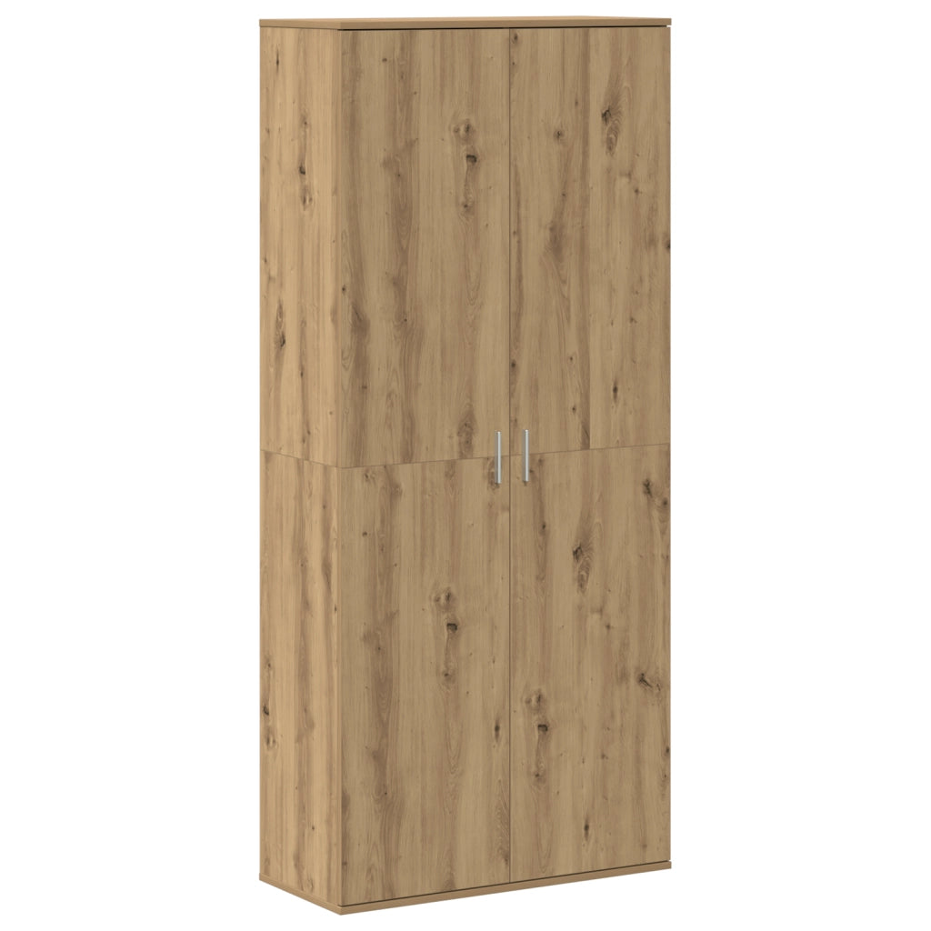 Highboard in Rovere Artigianale 80x35x180 cm in Legno Ingegnerizzato