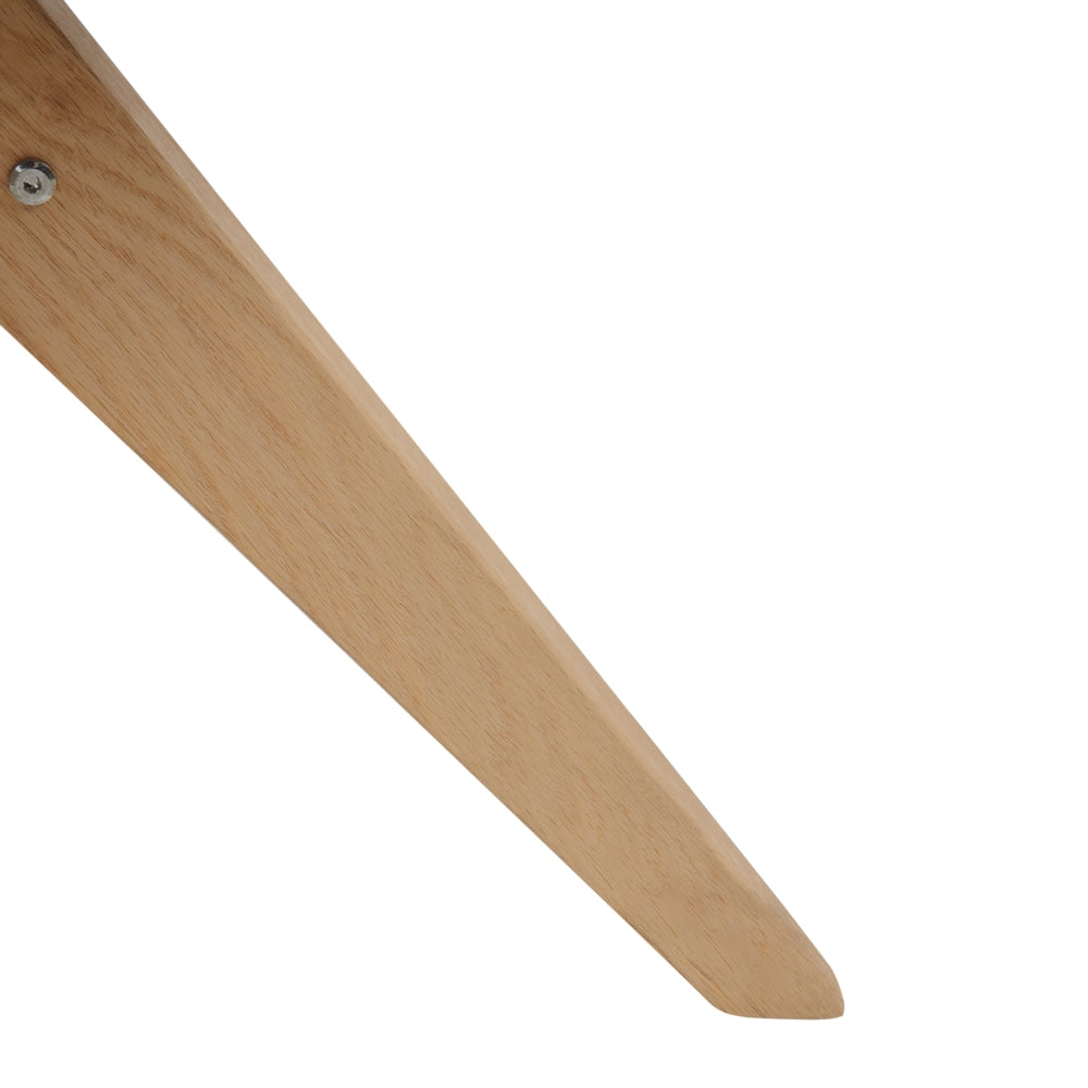 Sedia da pranzo girevole con schienale alto in lino beige chiaro stile scandinavo