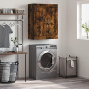 Mobile a Parete Rovere Fumo 69,5x34x90 cm in Legno Multistrato 830393
