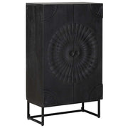 Credenza | Madia | Buffet da pranzo | Armadio da pranzo Nero 55 x 30 x 95 cm