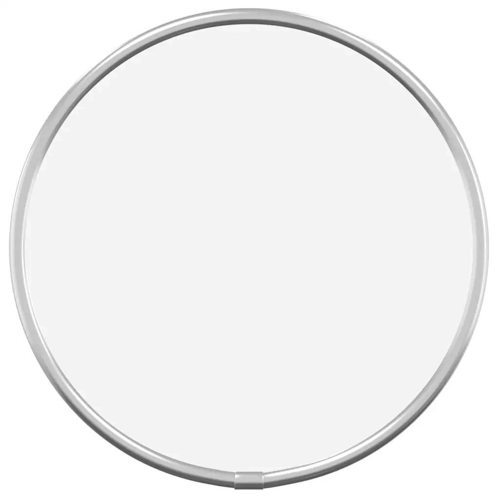 Specchio da Parete Argento Ã˜ 20 cm Rotondo