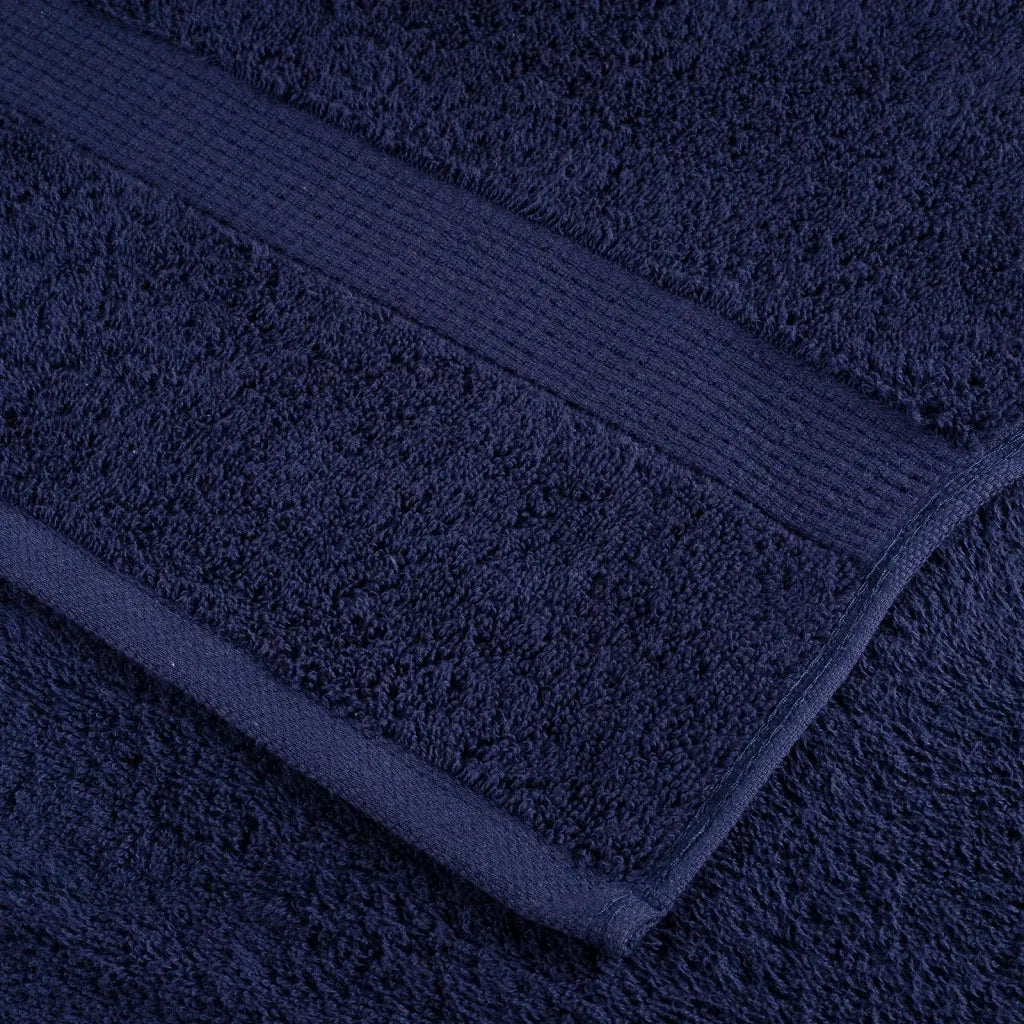 Asciugamani Premium SOLUND 2 pz Blu Navy 100x200 cm 600 g/m² 137269