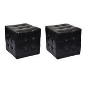 Sgabelli a Cubo Neri cod mxl 80570