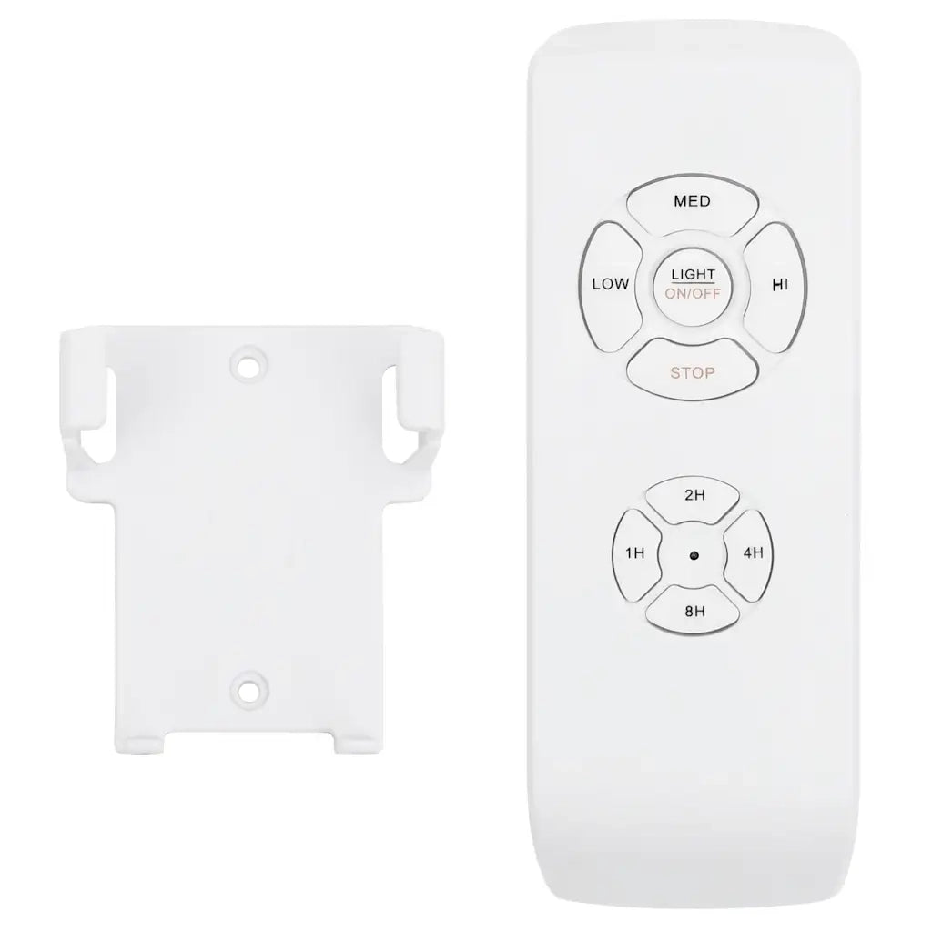 Ventilatore Soffitto Luce e Telecomando 108cm Marrone Chiaro 51490