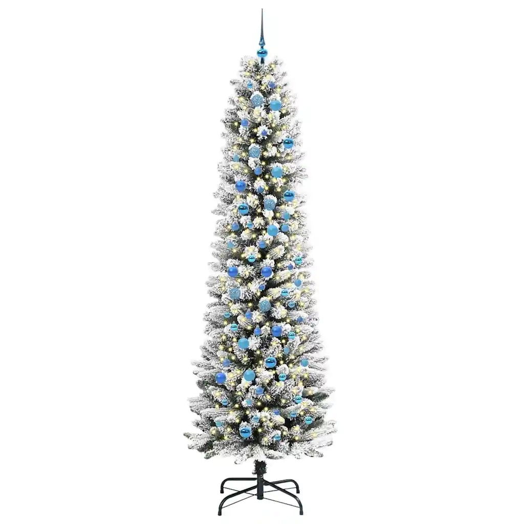 Albero di Natale artificiale con 300 LED Bianco 240 cm 3396136